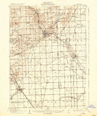 Rochester 1908 topographic map thumbnail