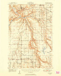 Rockland 1951 topographic map thumbnail