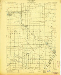 Romulus 1906 topographic map thumbnail
