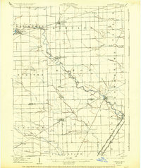Romulus 1906 topographic map preview