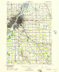 Saginaw 1941 topographic map thumbnail