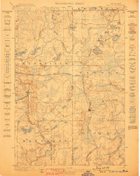 Sagola 1899 topographic map thumbnail
