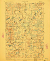 Sagola 1899 topographic map thumbnail