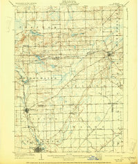 Saline 1906 topographic map thumbnail