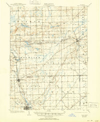 Saline 1906 topographic map preview