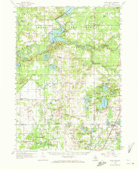 Sand Lake 1958 topographic map thumbnail
