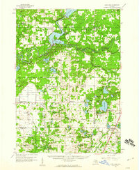 Sand Lake 1958 topographic map thumbnail