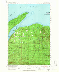 Skanee 1954 topographic map thumbnail