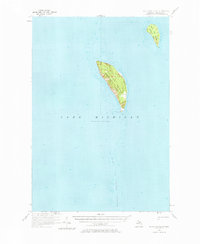 South Fox Island 1956 topographic map thumbnail