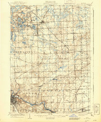 South Lyon 1906 topographic map thumbnail