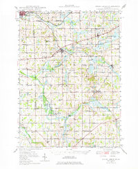 Spring Arbor 1948 topographic map preview