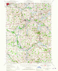 Spring Arbor 1948 topographic map preview