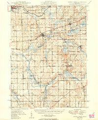 Spring Arbor 1949 topographic map thumbnail