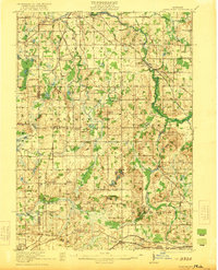 Springport 1921 topographic map thumbnail