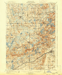 Stockbridge 1922 topographic map thumbnail