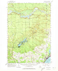 Tawas City 1959 topographic map thumbnail