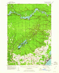 Tawas City 1959 topographic map thumbnail