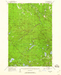 Thayer 1952 topographic map preview