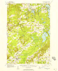 Thompsonville 1956 topographic map thumbnail