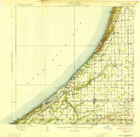 Three Oaks 1930 topographic map thumbnail