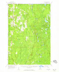 Trenary 1958 topographic map thumbnail