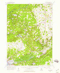 Twin Lake 1958 topographic map preview