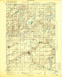 Union City 1918 topographic map thumbnail
