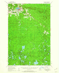 Wakefield 1955 topographic map thumbnail