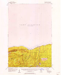 White Pine 1956 topographic map thumbnail