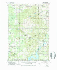 Woodville 1958 topographic map thumbnail
