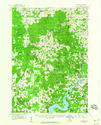 Woodville 1958 topographic map thumbnail