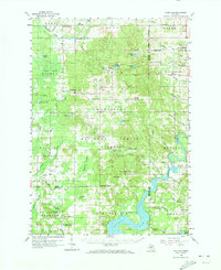 Woodville 1958 topographic map thumbnail