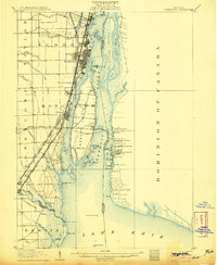 Wyandotte 1906 topographic map thumbnail