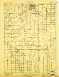 Ypsilanti 1906 topographic map thumbnail