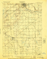 Ypsilanti 1906 topographic map thumbnail