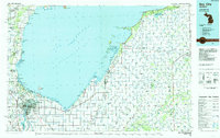 Bay City 1984 topographic map thumbnail