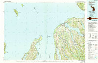 Charlevoix 1984 topographic map thumbnail