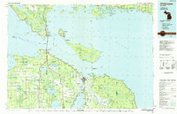 Cheboygan 1984 topographic map thumbnail