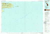 Copper Harbor 1985 topographic map thumbnail