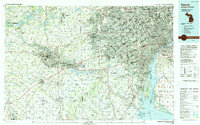 Detroit 1989 topographic map thumbnail