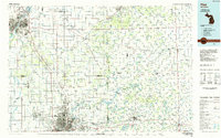 Flint 1984 topographic map thumbnail