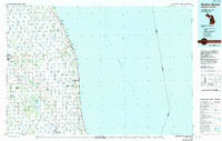 Harbor Beach 1984 topographic map preview