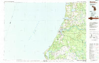 Manistee 1983 topographic map thumbnail