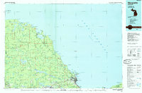 Marquette 1985 topographic map thumbnail