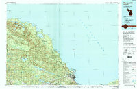 Marquette 1985 topographic map thumbnail