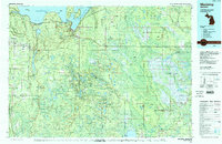 Munising 1983 topographic map preview