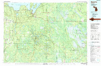 Munising 1983 topographic map preview