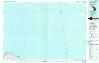 Pointe Aux Barques topographic map thumbnail