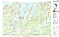 Traverse City 1983 topographic map thumbnail
