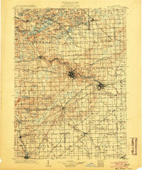 Ann Arbor 1904 topographic map thumbnail